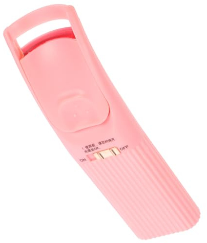 PRETYZOOM Rizador de Pestañas Eléctrico Portátil con Calefacción Rápida Seguro para Párpados Diseño Compacto y Ligero para Uso Diario y Viajes Rizador Térmico Natural Color Rosa