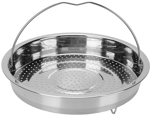 Sxhlseller Cesta De De Verduras De Acero Inoxidable 304 |Rejilla De Plegable Con Patas Para Olla, Cocina Incluso Para Albóndigas, Mariscos, Huevos (Pequeña)