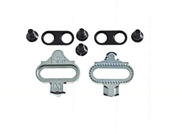 SHIMANO Schuhplatten Plattensatz SM-SH56 mit Gegenplatte, schwarz, One Size, Y-41S98092