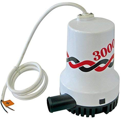 ETT Marindränkbar pump 3 000 GPH upp till 1 2 600 l/h, max. 4 m
