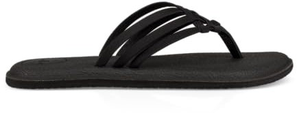 Sanuk Damen Yoga Salty Flipflop, schwarz 2, 43 EU