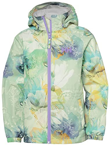 Helly Hansen Jr Celeste Rain Jacket Jade Esra Junior Unisex 16