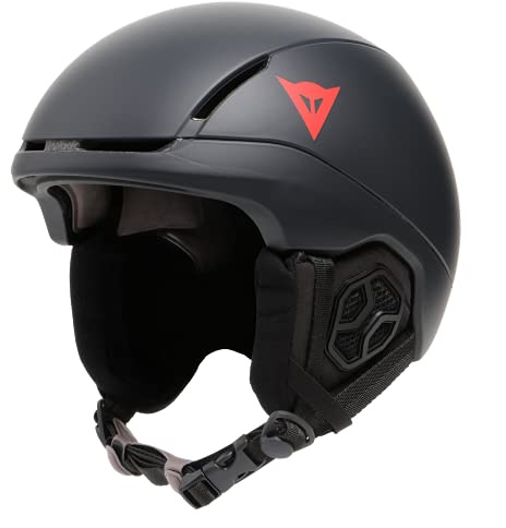 DAINESE - Elemento, Casco da Sci in Policarbonato, Leggero e Resistente, per Uomo e Donna, Nero/Rosso, XS-S