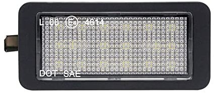 AUTO-STYLE LED Nummerschildbeleuchtung kompatibel mit Volkswagen Up! 2011-2017 / Skoda Citigo 2012- / Seat Mii 2012- & Ibiza SC (6J) 2008-2012