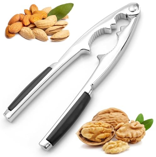 FORYNXHWIN Nussknacker Metall Walnussknacker Walnüsse Nussöffner für Trockenfrüchte mit Schale wie Nüsse, Mandeln, Haselnüsse