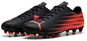 Puma Scarpe Attacanto II Fg/AgSoccer Uomo, Puma Nero Rosso Brillante, 39 EU