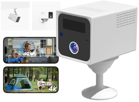 UCOCARE 4K Mini Camera Espion sans Fil, Wi-FI ou Mode AP sans WiFi