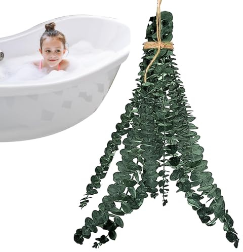 Genérico Planta De Eucalipto para Ducha - Ramos Naturales Grandes de Eucalipto 10 Unidades - Arreglos Florales Secos Centro de Mesa para Hogar Baño Salón SPA Casa