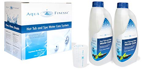 POWERHAUS24 AquaFinesse Whirlpool Wasserpflege-Set Alles-in-Einem-18 x Chlor Reinigungstabletten