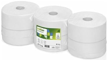 wepa satino by Toilettenpapier, groß, Komfortrolle, 180 m, Schwarz