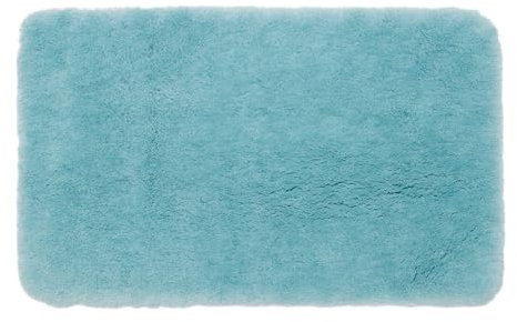 Gözze - Deluxe Badteppich mit extra hohem Flor, 100% Polyester (Mikrofaser), Mit Antirutschbeschichtung, 60 x 100 cm - Mint