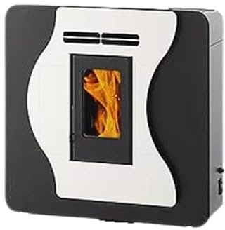 INTERSTOVES - Poêle à granules CORINA 6 Mural Etanche - Blanc