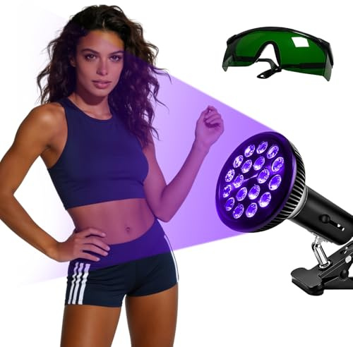 Bräunungslicht Solarium Portable Tanning Lamp für Home Gesichtsbräunung Tageslicht für Gesicht und Körper für zu Hause with Adjustable Stand