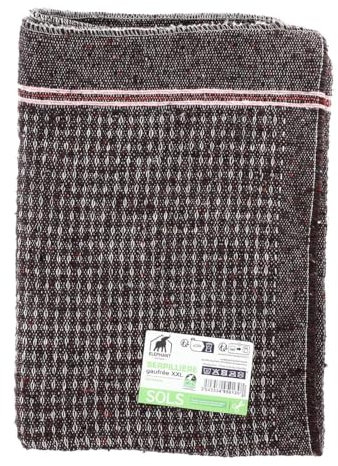 ÉLÉPHANT Maison - Serpillière XXL - Robuste & Non Salissante - 2 Usages Laver Sols ou Tapis d’Entrée - Découpable en 2 Serpillières - Idéale Pour Animaux - Haute Qualité