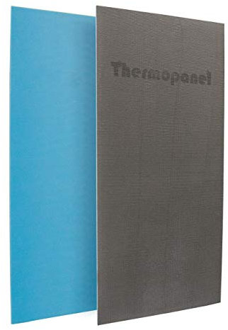 Thermopanel Lite Single Sided Floor Tile Backer Board Insulation - Waterproof Insulated Thermal Barrier for Underfloor Heating Plasterboard Walls Sheet Wood Floors and Tiles, (1250mm x 600mm)