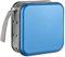 LIOVODE étui DVD, Porte-CD d'une capacité de 48, étui de Rangement multimédia Collection de disques Portefeuille de Protection pour la Maison et la Voiture (capacité 48, Bleu Ciel 48)