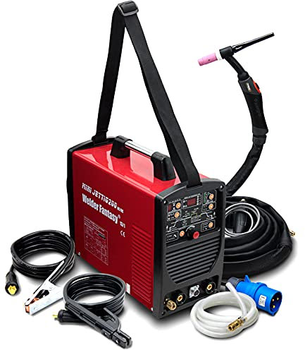 WELDER FANTASY Soldador de aluminio Soldador Fantasy MINI JET TIG 200 AC/DC TIG WIG AC/DC PULS 200 A Inverter
