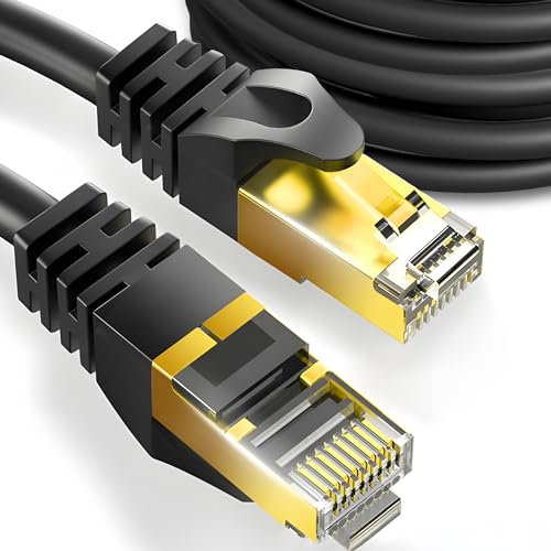 Retoo Cable Ethernet Cat Cable 6a LAN 1000 Mbit/s 15 Metros 250 MHz, Rápida y Fiable, Conector RJ45, Cable Internet para PC, TV, Modem, Regalo, PS5/PS4, Smart TV, Xbox