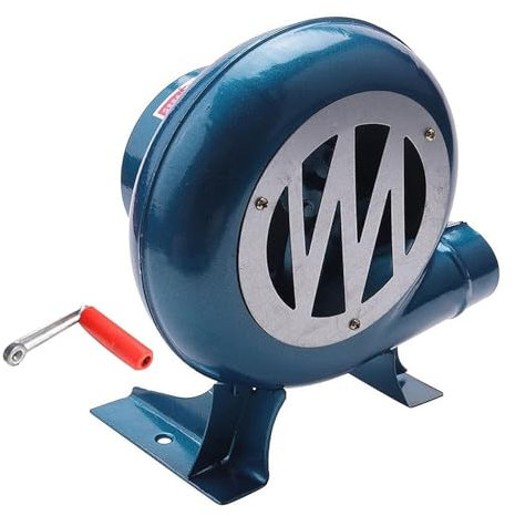 Forgeron Manuel Forge Souffleur - Briquets À Charbon Forge BBQ, Engrenage De Fer Barbecue Souffleur, Pour Camping En Plein Air Randonnée Pique-Nique Cuisson Feu ​Soufflet Outils De Barbecue(80W)