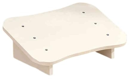 TapferBahn Poggiapiedi Ergonomico per Ufficio,Poggiapiedi da Ufficio sotto La Scrivania,Poggiapiedi da Ufficio in Legno,Comfort,Poggiapiedi Adatto per Soggiorno,Ingresso,Camera Letto
