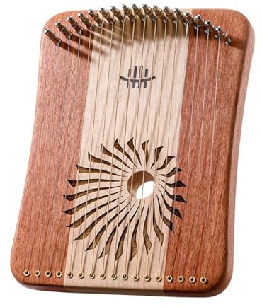 Lyre Harpa Lyre 17 31 strängar fingerspel 31 strängar harpa lyre bärbar harpa 17 strängar harpa lyre piano musiktangentbord instrument (17 sträng rosenträ)