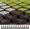 VEVOR Rejilla de Tierra Profundidad de 7,5 cm Rejilla para Entrada de Grava 520 x 270 cm Base Permeable para Césped para Estabilizar Entradas de Vehículos, Jardines, Patios en Terrenos Inclinados