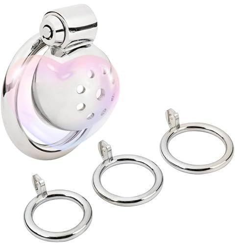 Nyhet HalvcirkuläR PoröS Metallbur, 3 Utbytbara RingtillbehöR I Olika Storlekar, Rolig TräNingsenhet, Par GåVa (Silver)