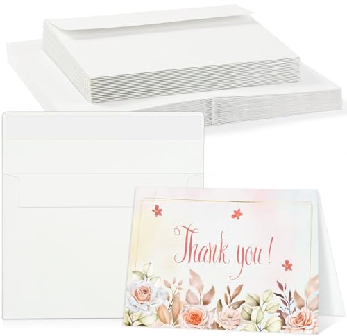 60 Set Blanko Aquarellkarten mit Umschlägen, 10,2 x 15,2cm Aquarellpapierkarten 300g/㎡ Aquarellblock für DIY Basteln Zeichnen Gouache