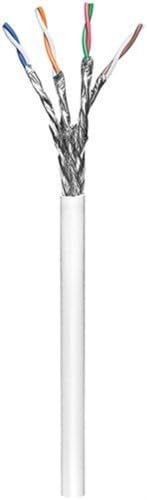 Goobay 94224 CAT 6 Netzwerkkabel, S/FTP (PiMF), Weiß