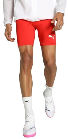 PUMA Men's Liga Baselayer Short Tight' Pants, Red, S UK