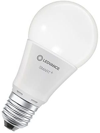 LEDVANCE Lampada LED intelligente con tecnologia WiFi, attacco E27, bianco caldo (2700 K), sostituisce le lampade a incandescenza con 60W, SMART+ WiFi Classic dimmerabile, confezione da 1