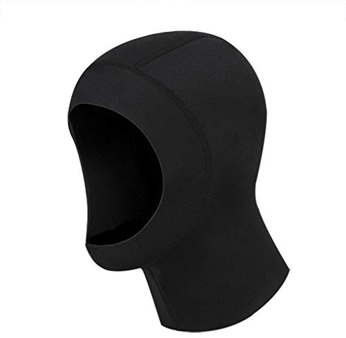 RUIXIA Cagoule de Plongée en Néoprène 1mm Cagoule de Plongée Thermique Unisexe Bonnet pour Plongée Natation Surf Protection Tête et Cou Chapeau de Plongée UPF50 + Protection Solaire