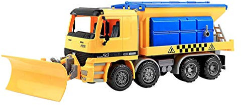 Joselin Construction de Camion de Charrue de DéNeigement à Friction, Jouet de Voiture de RéParation D'Inertie, pour Enfants de 2 à 6 Ans, Cadeaux pour GarçOns et Filles