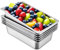 Lote 6 Cubetas Gastronorm GN 1/4-100 mm profundidad fabricadas en acero inoxidable | Bandejas Ingredientes | Bandejas Gastronorm 1/2 | Recipiente GN 1/4 265x162x100 mm | 2,8 Lts