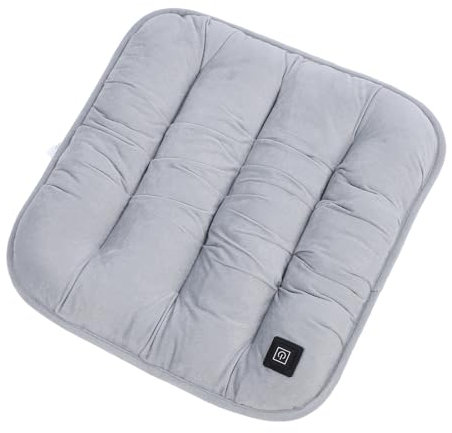 Sedile Riscaldato, Cuscino Grafene Riscaldamento Rapido USB 3 Livelli Cuscino per Sedia Riscaldato Lavabile Regolabile per Ufficio Soggiorno Viaggio Campeggio Pesca Sedia da