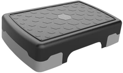 harayaa Stepper aeróbico, de Ejercicios, Tabla de Equilibrio, Step para Entrenamiento físico, Gris Negro