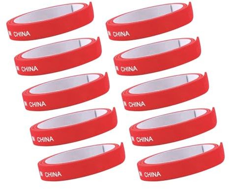 Cinta adhesiva para el borde de pádel de pong, 10 x bordes de raqueta de tenis de mesa, banda lateral para proteger los bordes, accesorio deportivo para competiciones y entrenamiento regular