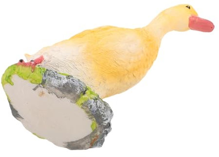 Didiseaon Statue de Canard Réaliste Résine pour Décoration Extérieure Figurine Vivid pour Jardin Patio et Aménagement Paysager pour Hôtels et Parcs