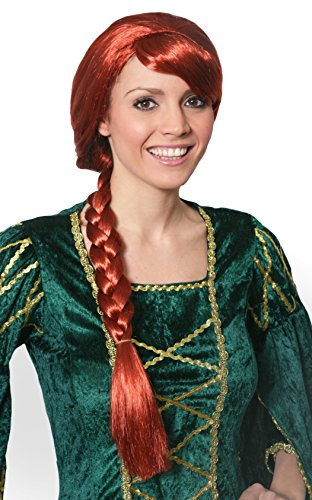I Love Fancy Dress ILFD2061 Auburn Plait Wig Adults One Size Fits Most