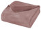 WOHNWOHL® Kuscheldecke (150x200cm) • Weiche Tagesdecke • Sofadecke • Wohndecke • Schlafdecke • Oeko-Tex zertifizierte Baumwolldecke • Samtig weiche Decke • Farbe: Altrosa