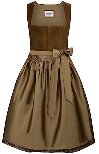 Stockerpoint Women's Dirndl Isola Special Occasion Dress, Olive, 20