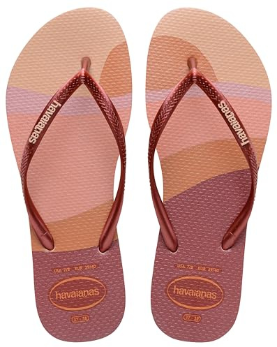 Havaianas Women Slim Palette Glow (Mini Me), Ballet Rose, 12 UK Child