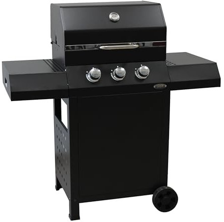 Barbacoa de gas CAZORLA BLACK - 3 quemadores - IMOR