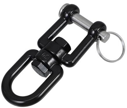 WEKADRIN Gancio Girevole in Acciaio Inossidabile Per Altalena Da Veranda Anello Rotante Per Sedie Amaca e Impieghi Pesanti Connettore Affidabile e Compatto