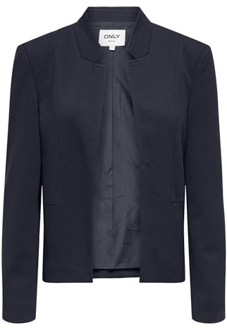 ONLY Onlemillia Life L/S Open Blazer CC TLR, Cielo Notturno, 44 Donna