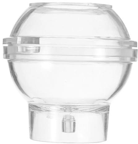 ADOCARN Molde Para Velas Artesanal Transparente Molde Redondo Para Hacer Velas De Cera Diy Adecuado Para Aromaterapia y Decoración Del Hogar