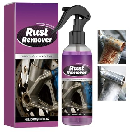 Dgayaeic Rimuovitore di Ruggine per Auto | Pulitore di Ruggine da 100ml - Convertitore Pulitore Macchie di Ferro | per Automobili Cerchioni Bagno Auto Marino Macchinari Industriali Riparazioni