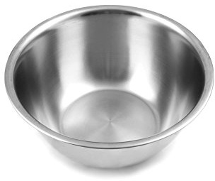 Fox Run Stainless Steel Large Mixing Bowl, 10.25 x 5.25 inches, 4.25 Quart Capacity