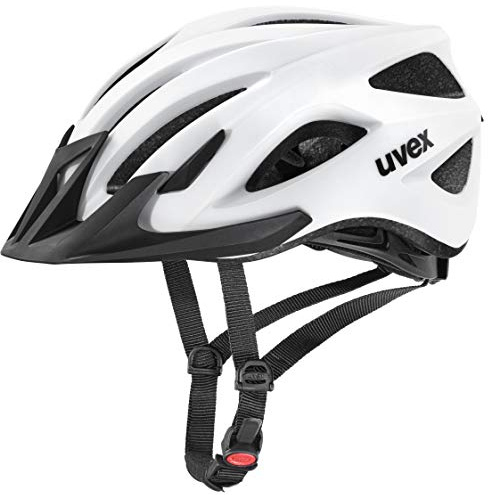 uvex Viva 3, Casco Todoterreno Ligero Unisex, Ajuste de Talla individualizado, Forro Interior Lavable, White Matt, 56-62 cm