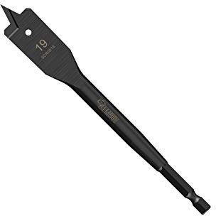 1 x SabreCut SCRIW19_1 19mm x 152mm Impact Rated Flat Wood Spade Bit for Softwood Hardwood Chipboard